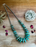 21 inch - NFR collection - sterling silver and turquoise